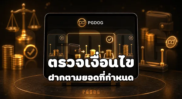 วิธีรับ โปรโมชั่นฝากน้อย PGDOG