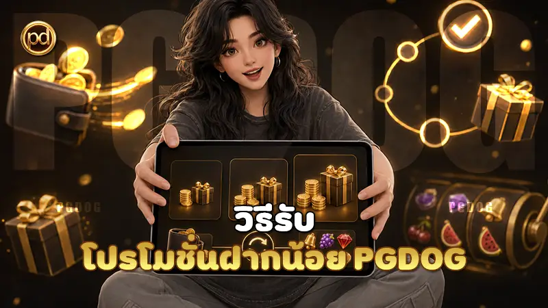 วิธีรับ โปรโมชั่นฝากน้อย PGDOG