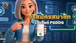 วิธีสมัครสมาชิก เว็บไซต์ PGDOG