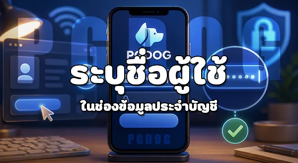 วิธีเข้าสู่ระบบ เว็บไซต์ PGDOG