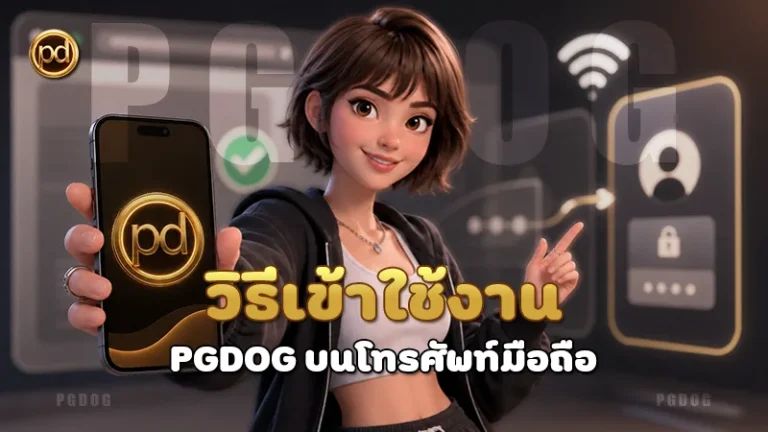วิธีเข้าใช้งาน PGDOG บนโทรศัพท์มือถือ