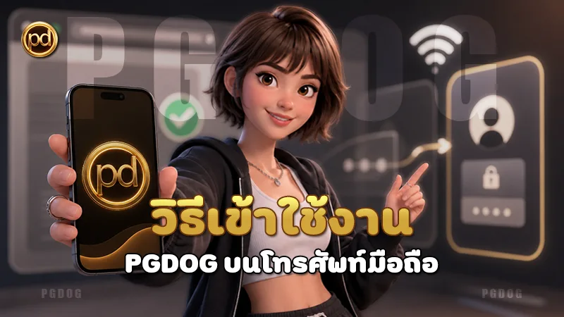 วิธีเข้าใช้งาน PGDOG บนโทรศัพท์มือถือ
