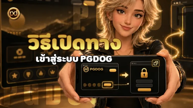 วิธีเปิดทาง เข้าสู่ระบบ PGDOG