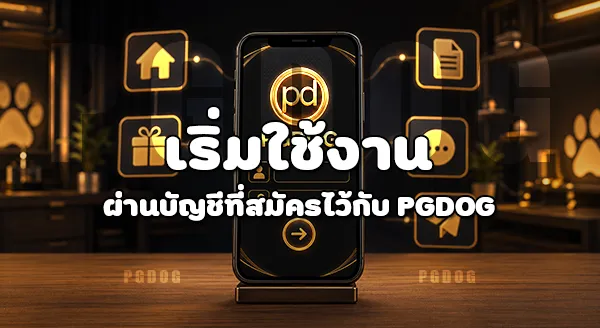 วิธีใช้งาน PGDOG สำหรับสมาชิกใหม่