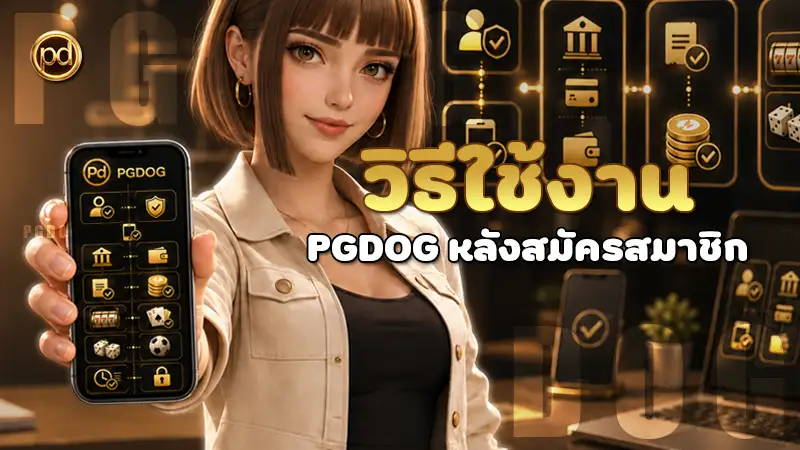 วิธีใช้งาน PGDOG หลังสมัครสมาชิก