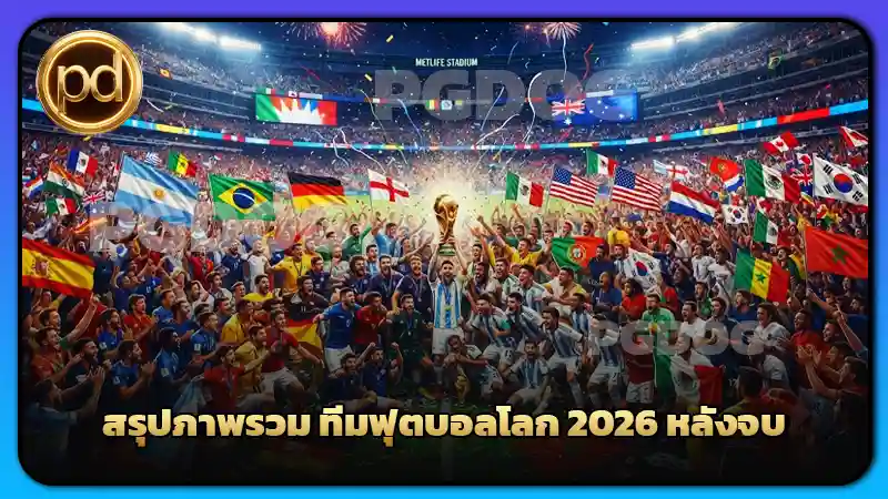 สรุปภาพรวม ทีมฟุตบอลโลก 2026 หลังจบ
