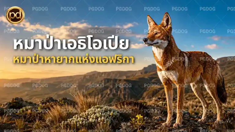 หมาป่าเอธิโอเปีย หมาป่าหายากแห่งแอฟริกา