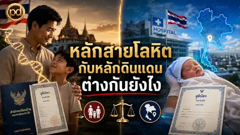 หลักสายโลหิต กับหลักดินแดน ต่างกันยังไง