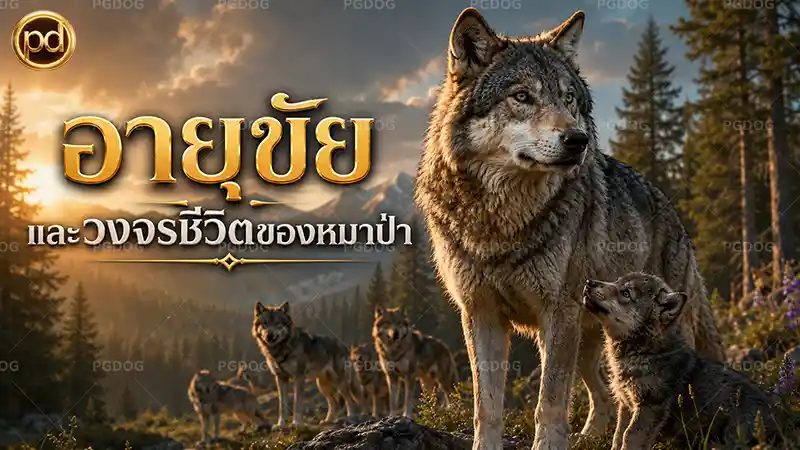 อายุขัย และวงจรชีวิตของหมาป่า