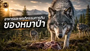 อาหารและพฤติกรรมการกิน ของหมาป่า