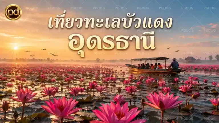 เที่ยวทะเลบัวแดง อุดรธานี