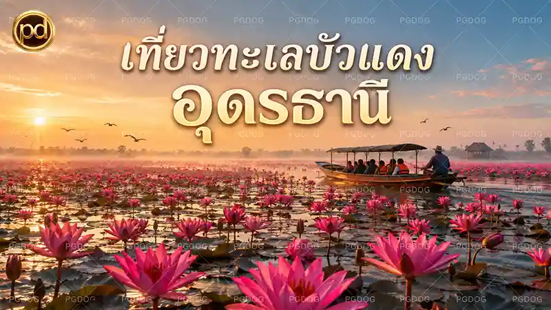 เที่ยวทะเลบัวแดง อุดรธานี