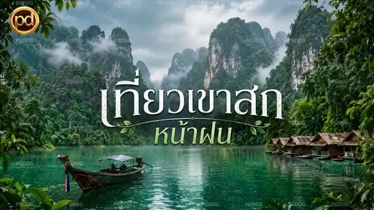 เที่ยวเขาสก หน้าฝน