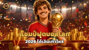 แชมป์ฟุตบอลโลก 2026 ได้เงินเท่าไหร่