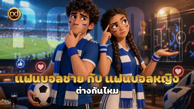แฟนบอลชาย กับ แฟนบอลหญิง ต่างกันไหม