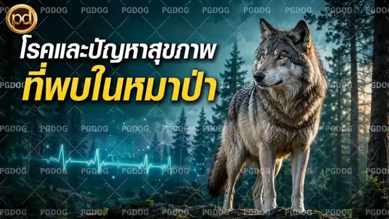 โรคและปัญหาสุขภาพ ที่พบในหมาป่า