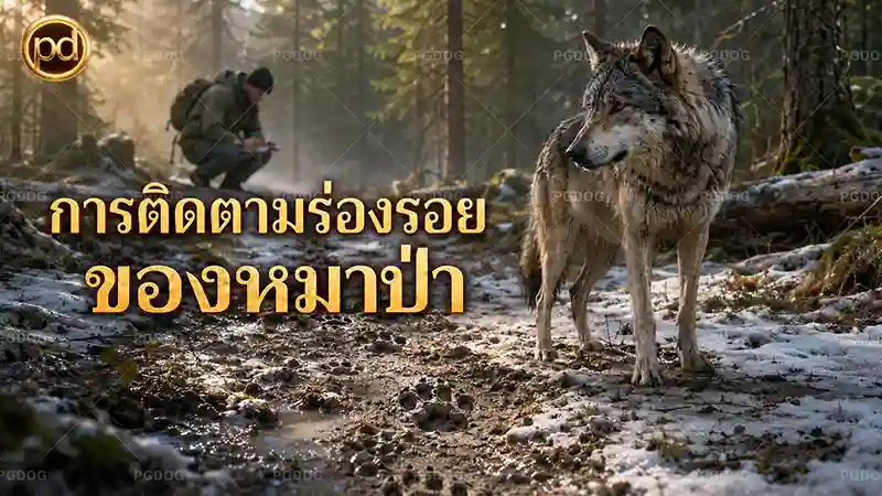 การติดตามร่องรอย ของหมาป่า