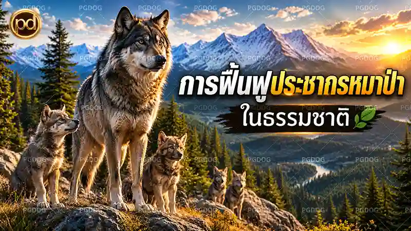 การฟื้นฟูประชากรหมาป่า ในธรรมชาติ