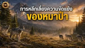 การหลีกเลี่ยงความขัดแย้ง ของหมาป่า