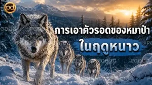 การเอาตัวรอดของหมาป่า ในฤดูหนาว
