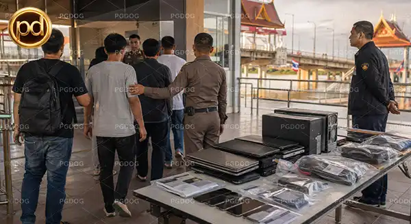 ข่าวจับแอดมินคนไทยเว็บพนัน ในลาว