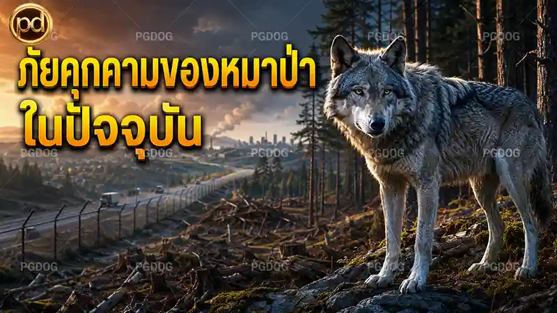 ภัยคุกคามของหมาป่า ในปัจจุบัน