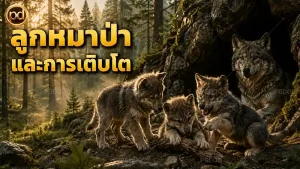 ลูกหมาป่า และการเติบโต