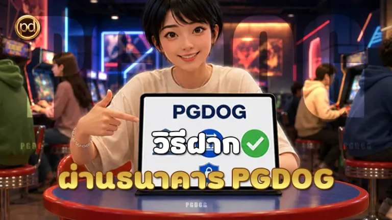 วิธีฝาก ผ่านธนาคาร PGDOG