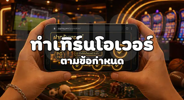วิธีฝากรับพอยต์ PGDOG
