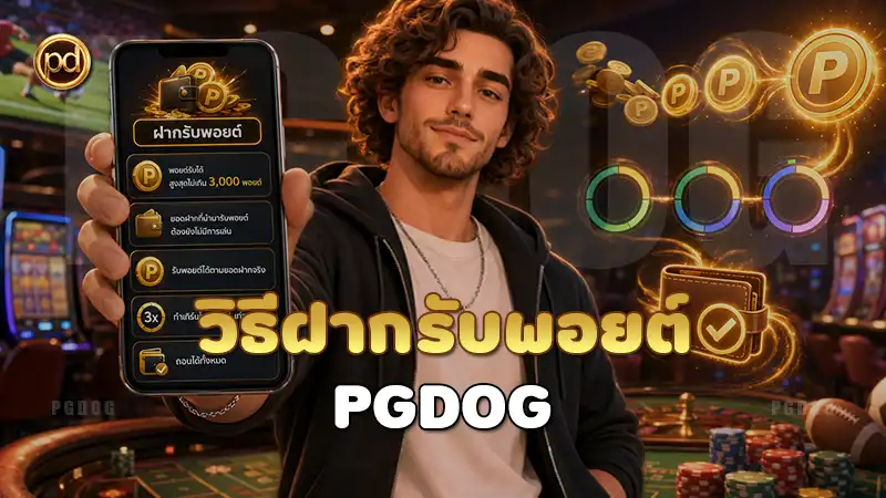 วิธีฝากรับพอยต์ PGDOG