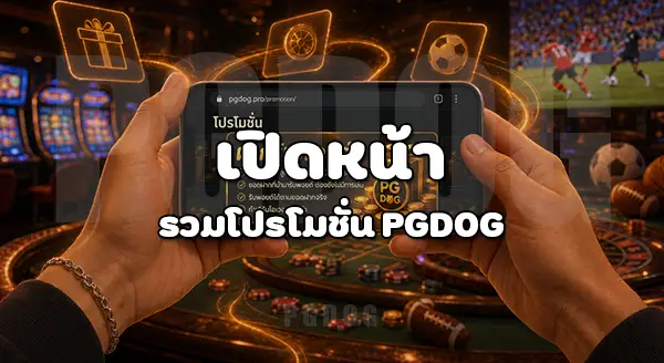 วิธีฝากรับพอยต์ PGDOG