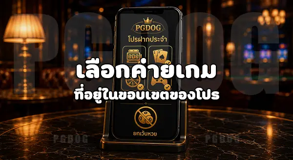 วิธีรับโปร ฝากประจำ PGDOG