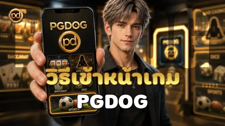 วิธีเข้าหน้าเกม PGDOG
