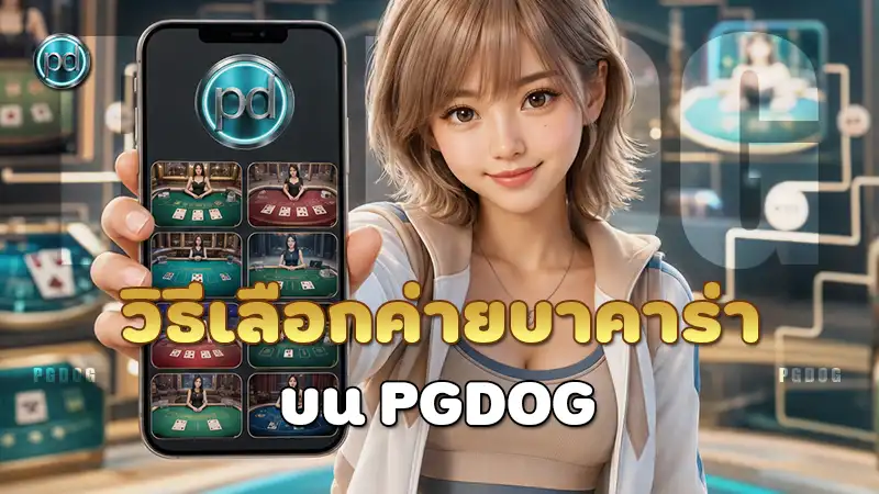วิธีเลือกค่ายบาคาร่า บน PGDOG