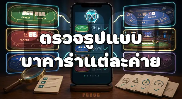 วิธีเลือกค่ายบาคาร่า บน PGDOG