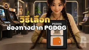 วิธีเลือกช่องทางฝาก PGDOG