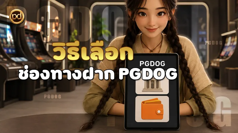 วิธีเลือกช่องทางฝาก PGDOG