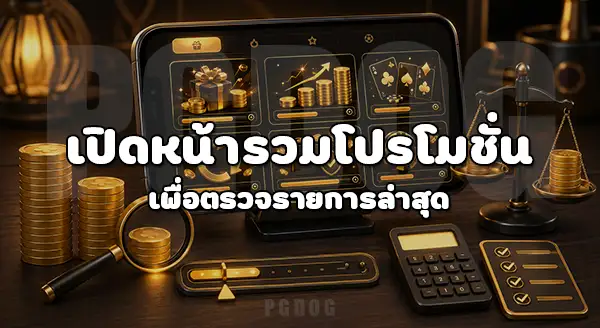 วิธีใช้โปรโมชั่น PGDOG