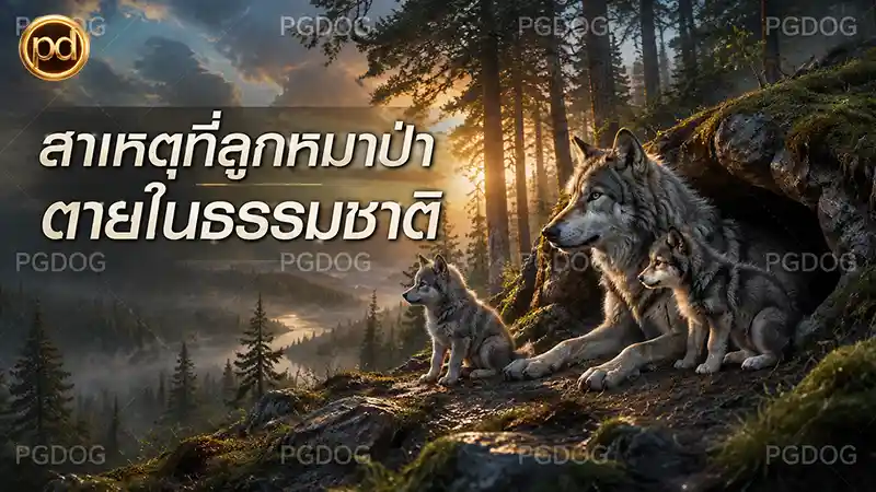 สาเหตุที่ลูกหมาป่า ตายในธรรมชาติ