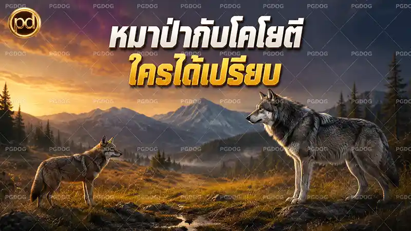 หมาป่ากับโคโยตี ใครได้เปรียบ
