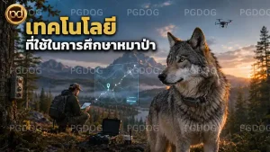 เทคโนโลยี ที่ใช้ในการศึกษาหมาป่า