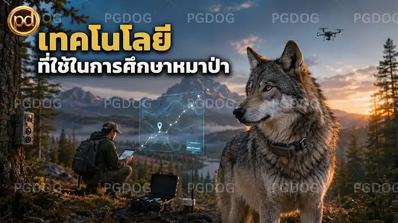 เทคโนโลยี ที่ใช้ในการศึกษาหมาป่า