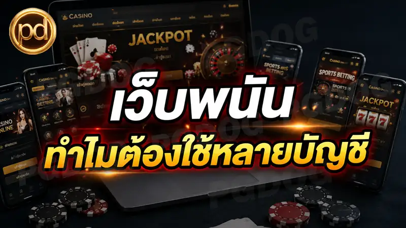 เว็บพนัน ทำไมต้องใช้หลายบัญชี