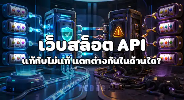 เว็บสล็อต API แท้ต่างจากไม่แท้ยังไง