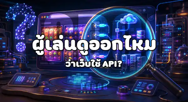 เว็บสล็อตทุกเว็บ ใช้ระบบ API ไหม