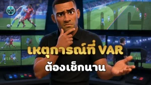เหตุการณ์ที่ VAR ต้องเช็กนาน