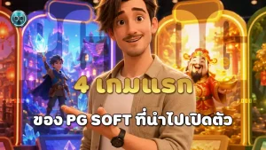 4 เกมแรกของ PG Soft ที่นำไปเปิดตัว