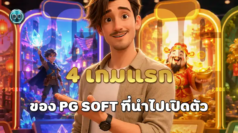 4 เกมแรกของ PG Soft ที่นำไปเปิดตัว