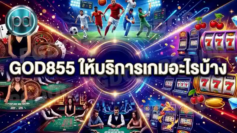 GOD855 ให้บริการเกมอะไรบ้าง