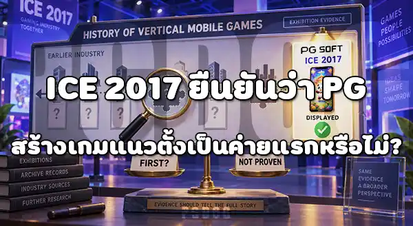 ICE 2017 สำคัญกับ PG Soft ยังไง